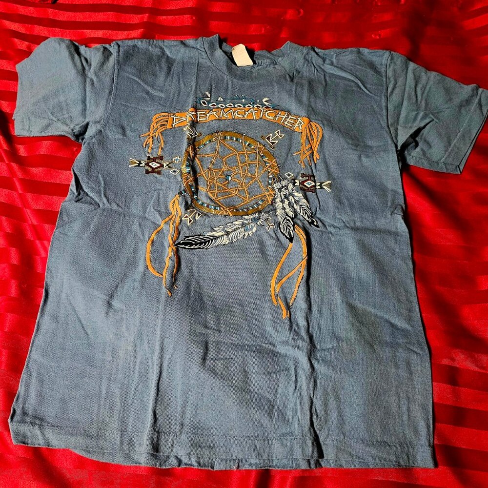 Vintage Diamond Dust Women's Dreamcatcher Size Medium T-Shirt